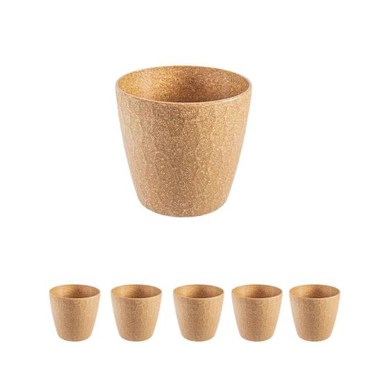 Imagem de 6 un Vaso plantas colmeia decorativo flor G MARROM CLARO