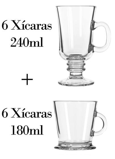 Imagem de 6 Xícaras 240ml + 6 180ml - Caneca Nespresso
