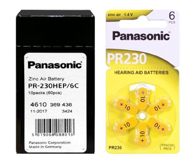 Imagem de 60 Baterias Auditiva Modelo PR-230H/PR10  Panasonic