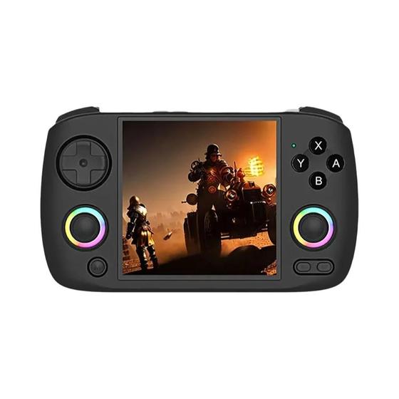 RG CubeXX Console de jeu portable rétro, écran IPS de 3,95 pouces, système Linux, carte TF 64 Go intégrée, jeux 5056, sortie TV HDMI, 5G, WiFi, Bluetooth 4.2 (Noir