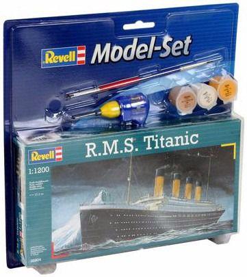 Imagem de 65804 Kit para Montar 1/1200  Navio R.M.S. TITANIC MODEL SET