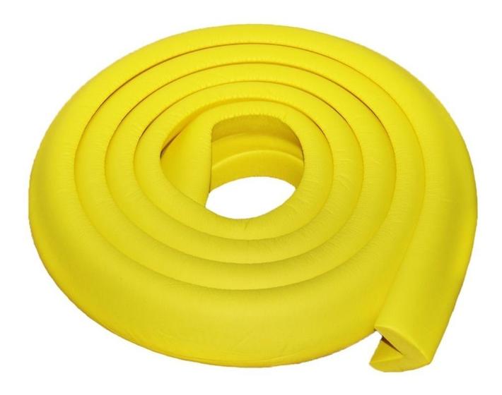 Imagem de 6m Protetor De Quina Borda Canto Cantoneira Grosso Rolo Bebê - Amarelo