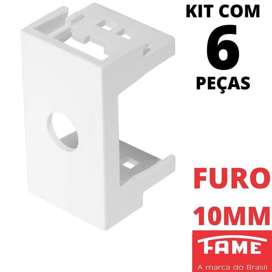 Imagem de 6un Módulo Saída De Fio Modulare Evidence Blanc Mais FAME