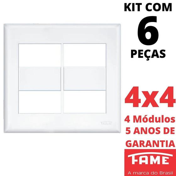 Imagem de 6un Placa 4X4 04 Módulos Com Suporte Evidence