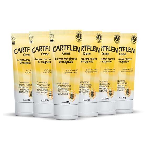 Imagem de 6X Cartflen Creme Massagem Cloreto De Magnesio