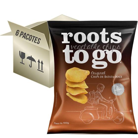 Imagem de 6X Chips De Batata-Doce Roots To Go 100G