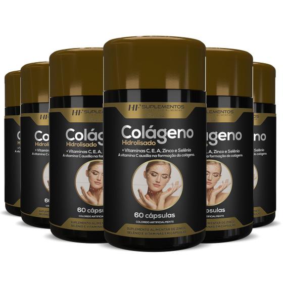 Imagem de 6x colageno hidratação para a pele com vitamina c e a zinco