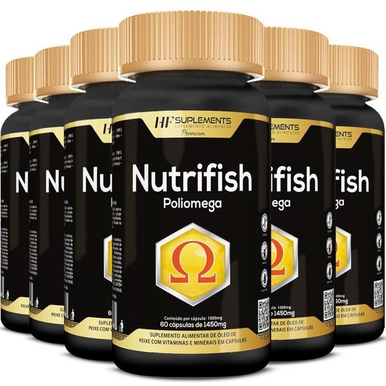 Imagem de 6X Nutrifish Poliomega Vitaminas E Minerais Epa Dha