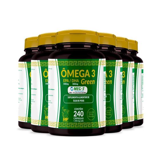 Imagem de 6X Omega 3 240 Capsulas Hf Suplementos