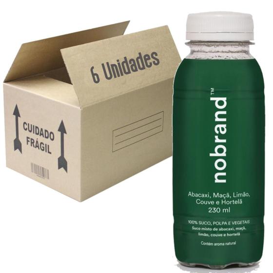 Imagem de 6X Suco Verde Abacaxi, Maçã, Limão, Couve E Hortelã Nobrand