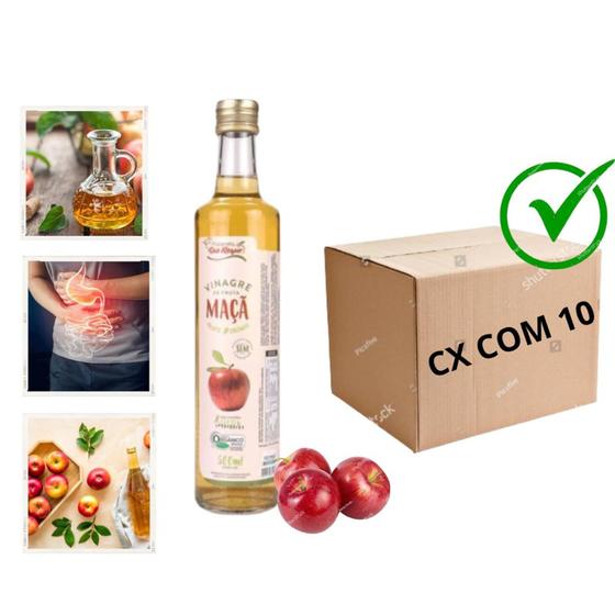 6x Vinagre De Maçã (100% Orgânico) (4,2% de Acidez) - Fazenda São Roque 500ML Menor preço em 6x Vinagre De Maçã (100% Orgânico) (4,2% de Acidez) - Fazenda São Roque 500ML