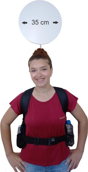 Imagem de 7 mochilas pirulito c/2 placas cada