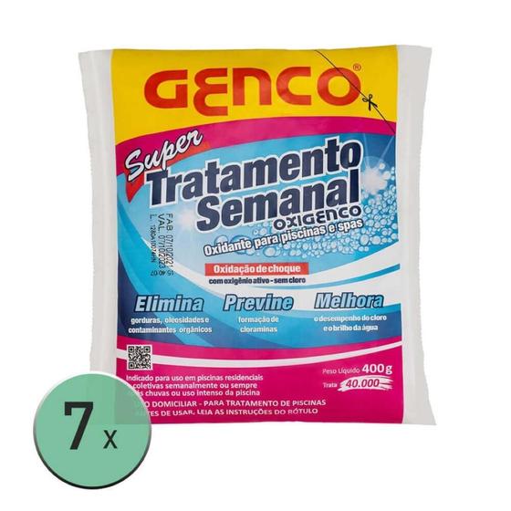 Imagem de 7 Oxidante Piscina Oxigenco Elimina Gordura E Óleo - Genco