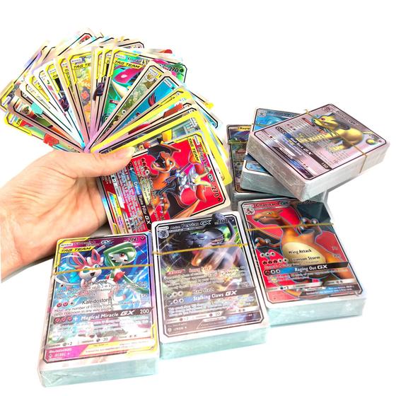 70 Cartas Pokemon Trading Card Game GX e EX...etc cartas super TOP