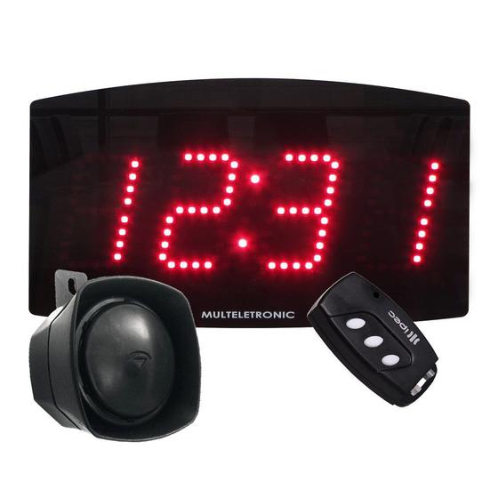 700.000472.000 - Painel Relógio LED Industrial Multeletronic com Sirene Vermelho Menor preço em 700.000472.000 - Painel Relógio LED Industrial Multeletronic com Sirene Vermelho