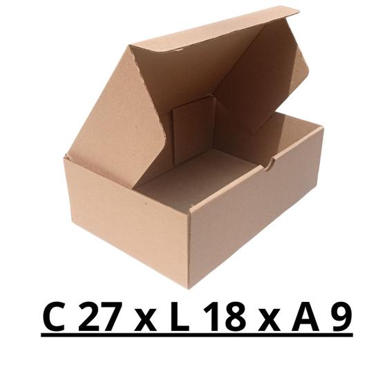 Imagem de 75 Caixas De Papelão 27x18x9 cm para Correios Sedex E Pac