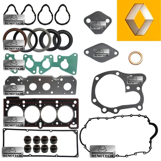 Imagem de 7701468710 - jogo de juntas completo com retentores - com motor 1.6 8v k7m - megane i / clio ii / kangoo express / kangoo