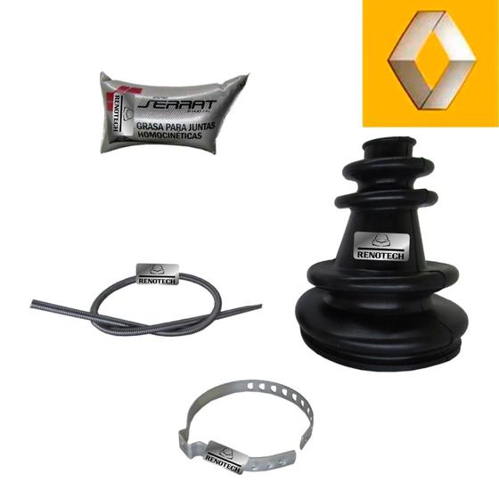 Imagem de 7701469389 - coifa do lado do câmbio - lado direito - com mola - compatível com todos os motores - a partir de 1992 - clio i / r-19 / megane i / clio