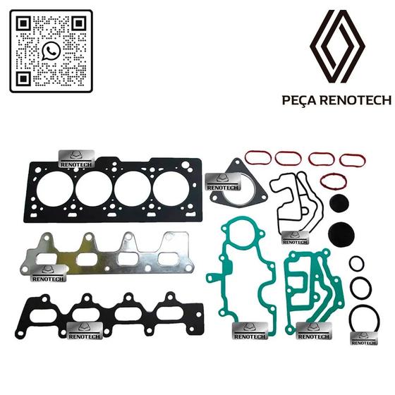Imagem de 7701471886 - jogo de juntas superior - sem retentor - motor 1.6 16v k4m - megane i / clio ii / sandero / kangoo express / duster / scenic i / kangoo /