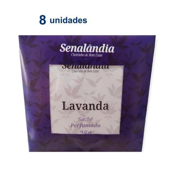 Imagem de 8 Aromatizador Carro de Lavanda Cheirinho Automotivo para Console Porta Luvas Perfumado - Envio Já