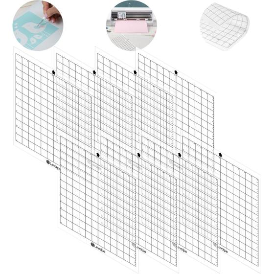 Imagem de 8 Bases De Corte P/ Silhouette Cameo Plotter Com Cola 30x30