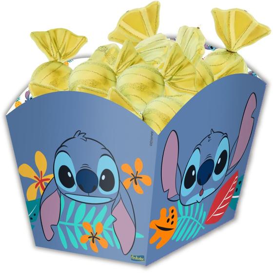 Imagem de 8 Cachepots Porta Doces Festa Stitch