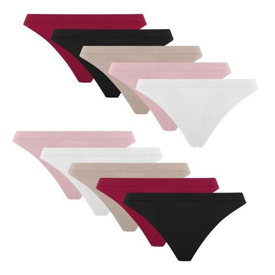 Imagem de 8 Calcinhas Lupo Microfibra Lingerie Sem Costura 40600