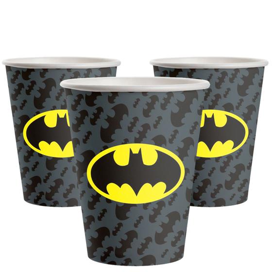 Imagem de 8 Copos Batman Festa De Aniversário 200 ML