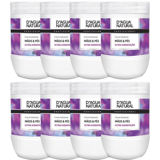 8 Creme Desodorante Hidratante Mãos Pés 680G D'agua natural Menor preço em 8 Creme Desodorante Hidratante Mãos Pés 680G D'agua natural