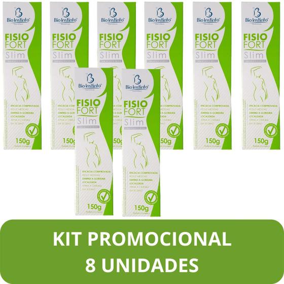 Imagem de 8 Creme Redutor de Medidas Bio Instinto Fisiofort Slim Bisnaga 150g