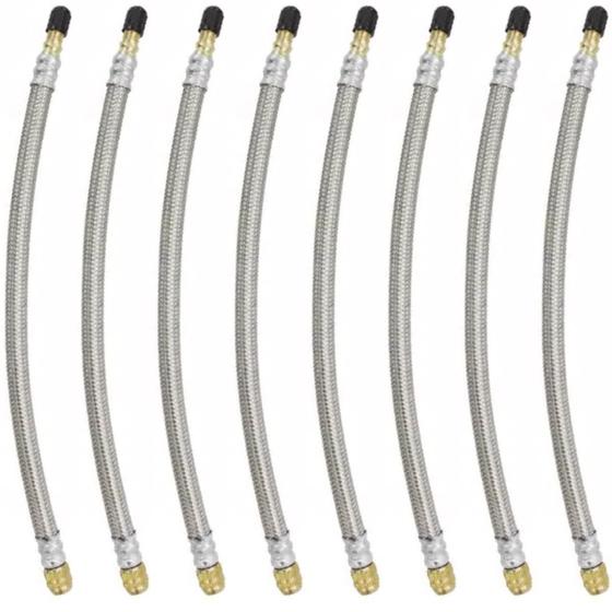 Imagem de 8 Extensão Flexível Malha De Aço 210Mm Bico De Roda