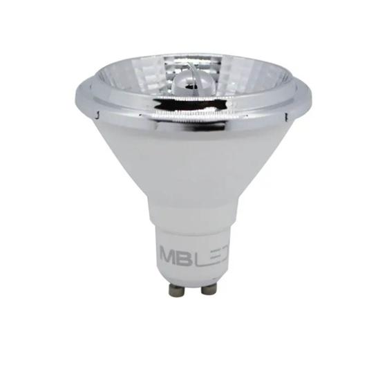 Imagem de 8 Lampada LED Ar70 7W 3000k Branco Quente Espelhada Zan53