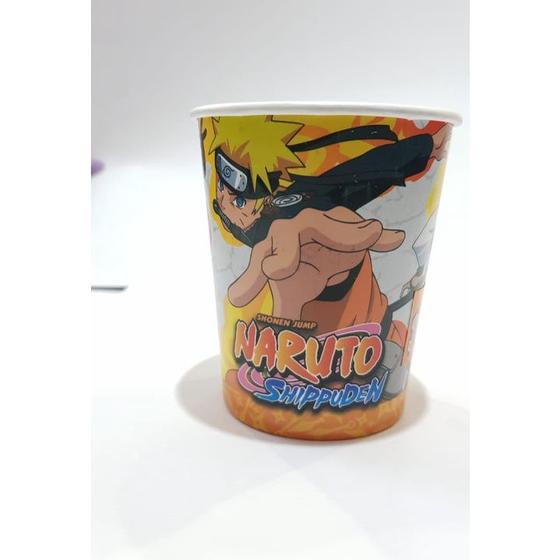 Imagem de 8 Lembrancinha copos decoração Naruto festa de aniversário