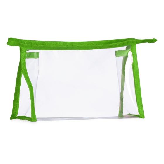 Imagem de 8 Necessaire Transparente Pequena Para Viagem Diversas Cores