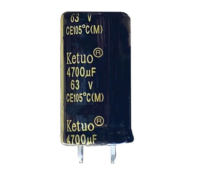 Imagem de 8 pçs - capacitor eletrolitico 4700x63v - 4700uf x 63v