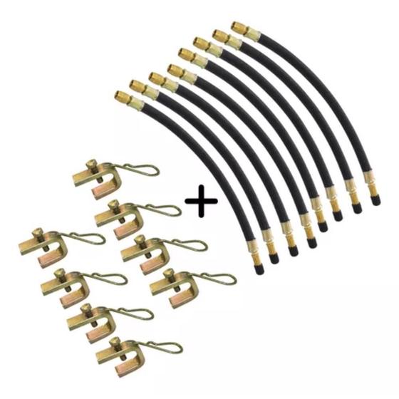 Imagem de 8 Suporte Simples Mbr-1048 + 8 Extensao Flexivel 5510