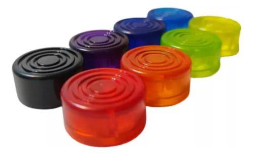 Imagem de 8 Topper Botao Protetor P/ Pedal Footswitch Custom Sound