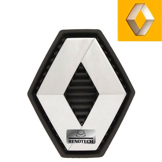 Imagem de 8200179691 - emblema da logo renault - dianteiro - motores 1.6 16v k4m / 2.0 16v f4r - de 2006 à 2013 - megane ii / grand scenic