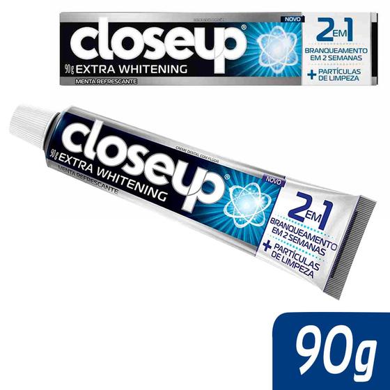 84169610 - creme dental close up extra whitening 90g Menor preço em 84169610 - creme dental close up extra whitening 90g