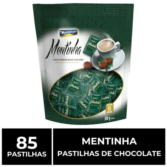 Imagem de 85 Pastilhas de Chocolate com Menta, Mentinha, Montevérgine