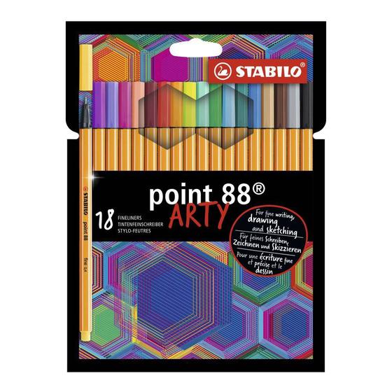 Imagem de 8818/1-20 stabilo point arty estojo c/18