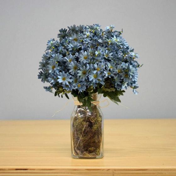 Imagem de 9 Buquês de Margaridas contém 27 Flores cada Buquê Artificial Bonitas Decoração com Garantia