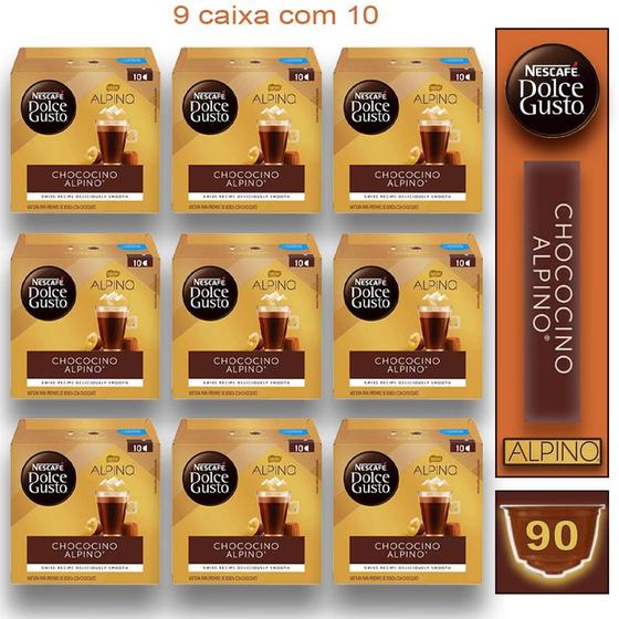 9 Cx Café Nescafé Chococino Alpino Dolce Gusto Bebida Lactea Nestlé