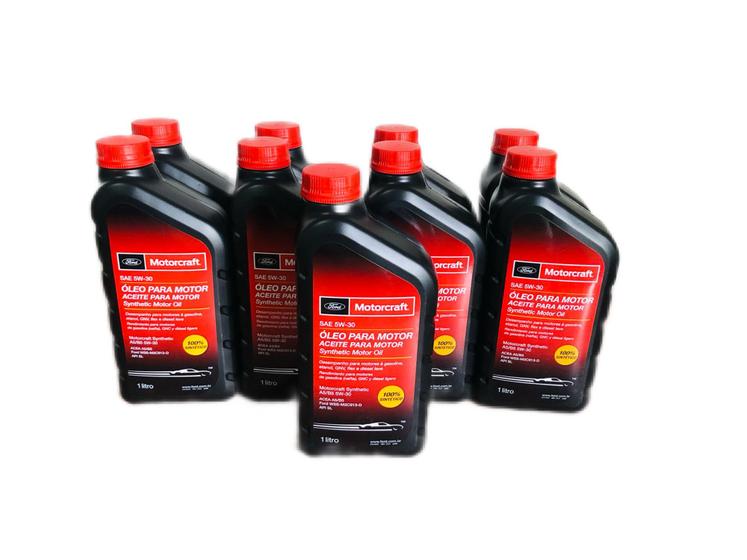 Imagem de 9 Oleos Lubrificante de Motor Diesel 5w30 Api Sl Sintetico Motorcraft