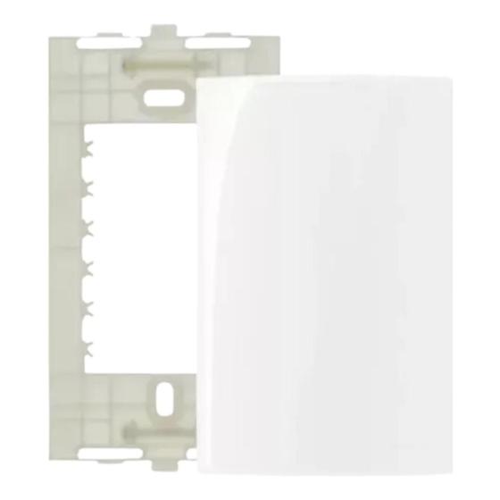 Imagem de 9 Placas Brancas Cega Com Suporte 4x2 Margirius Sleek
