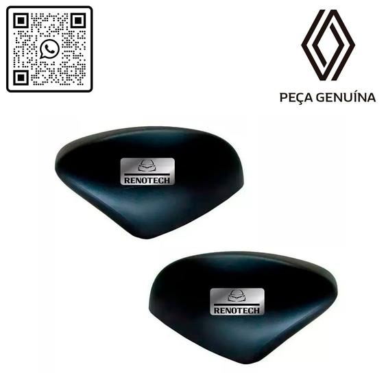 Imagem de 963730193r - kit com 2 capas do retrovisor - esquerdo e direito - 2014 em diante - sandero ii / logan ii