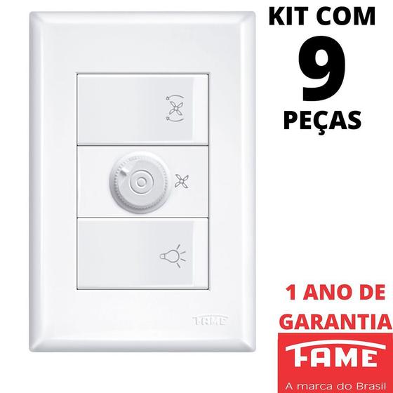 Imagem de 9un Controlador Para Ventilador Bivolt Com Evidence FAME