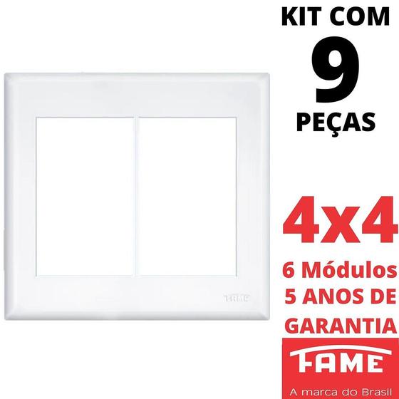 Imagem de 9un Placa 4X4 06 Módulos Com Suporte Evidence