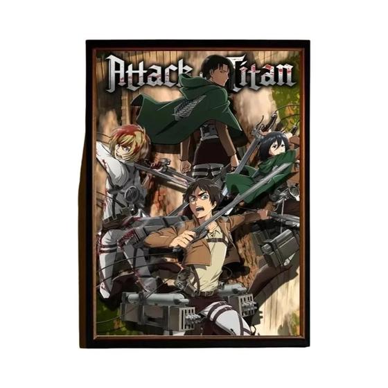 A-Attack on Titan Poster Art Wall Canvas Pintura Casa Sala de