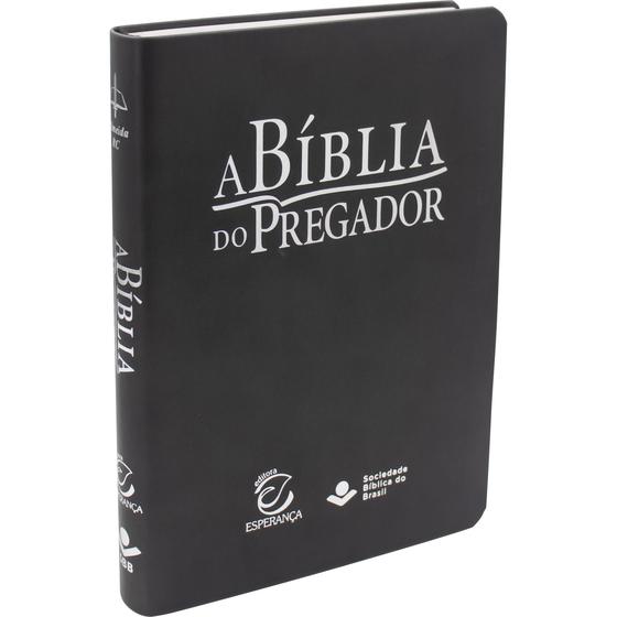 Imagem de A Bíblia do Pregador  Capa preta  ARC  SBB